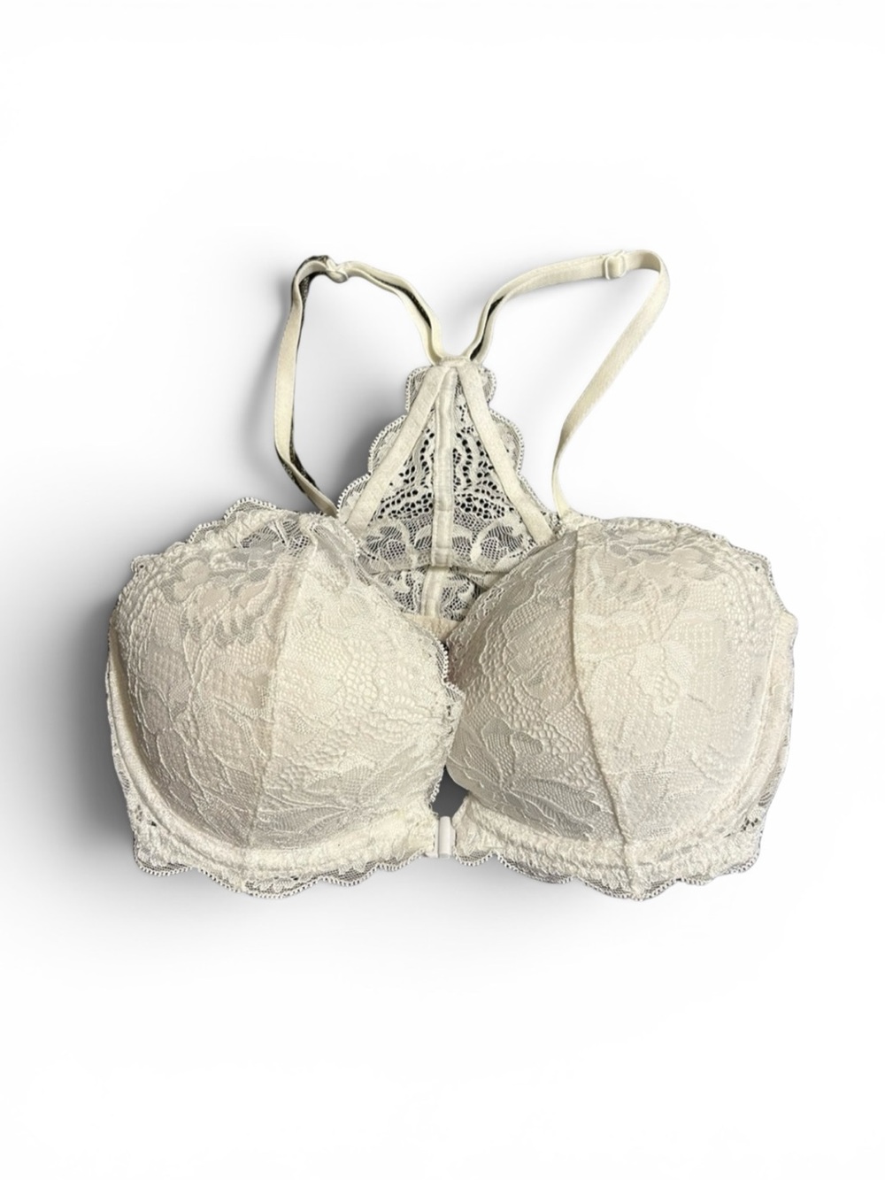 VS PINK White Lace Bra. Size 32D‎